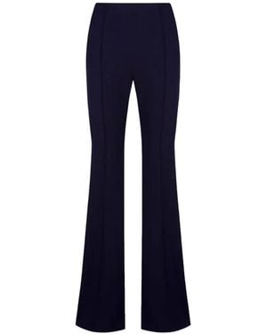 Smythe Pintuck Flared Pants - Blue