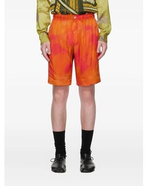 Ahluwalia Bassar Track Shorts - Red