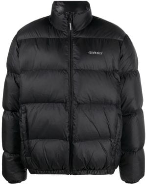 Gramicci Logo-Embroidered Down Puffer Jacket - Black