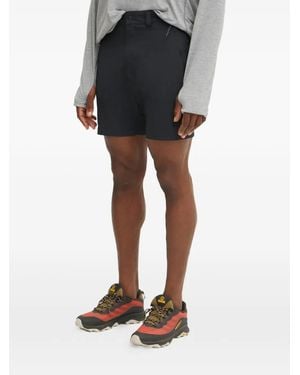Fjallraven Logo-Patch Shorts - Black