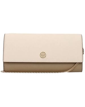 Tory Burch Small Kira Leather Crossbody Bag - Natural