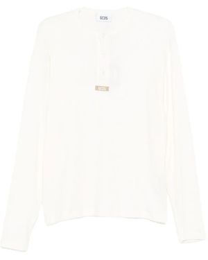 Gcds Long-Sleeve T-Shirt - White