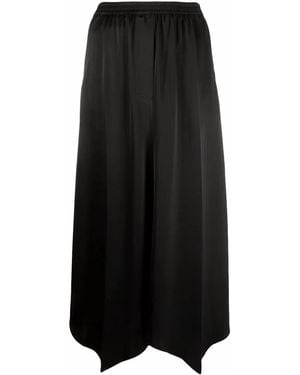 Nanushka Handkerchief Midi Skirt - Black