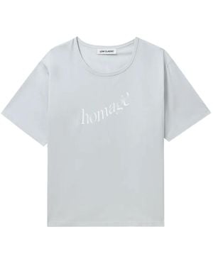 Low Classic "Homage" Printed T-Shirt - White