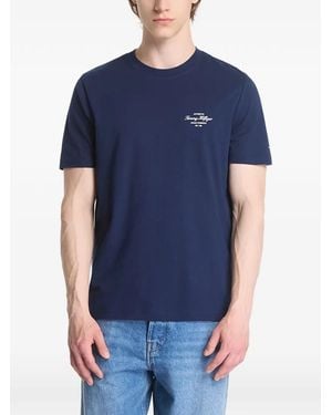 Tommy Hilfiger Graphic-Print T-Shirt - Blue