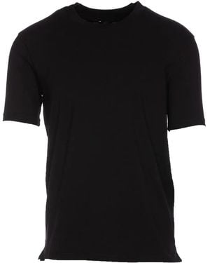 Hōsio T-Shirt Met Ronde Hals - Zwart