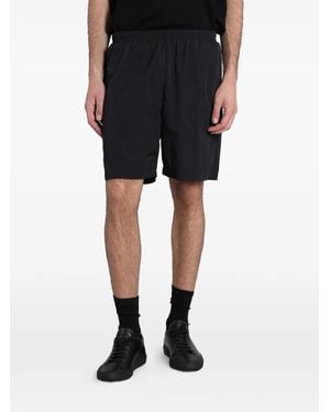 Attachment Shorts Mit Elastischem Bund - Schwarz
