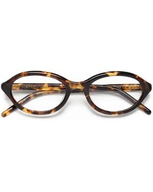 Retrosuperfuture Numero 145 Brille Mit Ovalem Gestell - Braun