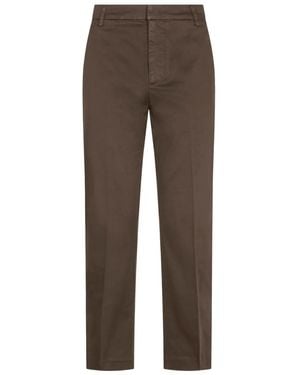 Dondup Welt-Pockets Trousers - Brown