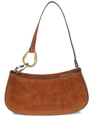 STAUD Sac Porté Épaule Ollie À Bride En Chaîne - Brown