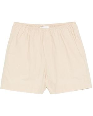 Nanushka Cotton Drawstring Shorts - Natural