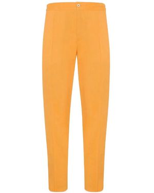 Kiton Hose Mit Abnähern Und Kordelzug - Orange