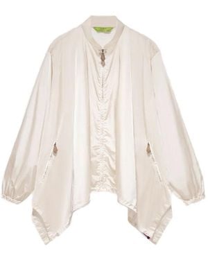 Shanghai Tang Tang Windbreaker Jacket - White