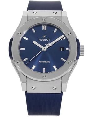 Hublot Reloj Classic Fusion Titanium Blue de 42 mm - Azul