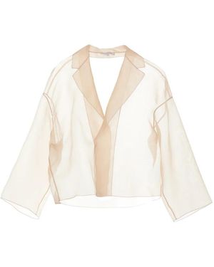 Antonelli Emma Sheer Silk Jacket - White