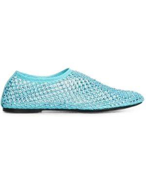 strategia shoes Bailarinas Bijoux Con Detalles De Cristal - Azul