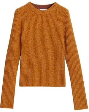 Rodebjer Talena Merino Ribbed Sweater - Orange