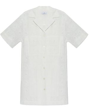 Paul Smith Button-Up Mini Dress - White