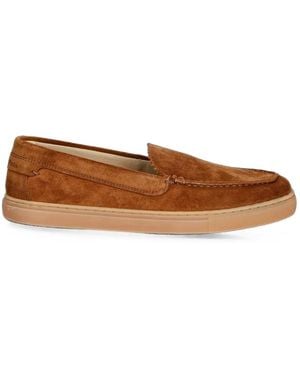 Marc O' Polo Kara 2B Suede Slip-On Loafers - Brown