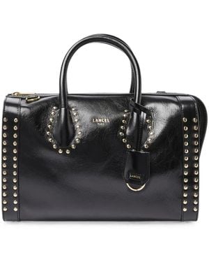 Lancel Bcbg Stud-Embellished Bowling Bag - Black