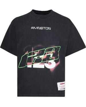 RRR123 Graphic-Print T-Shirt - Black