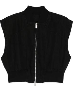 Thom Krom Chaqueta De Lino Con Cremallera - Negro