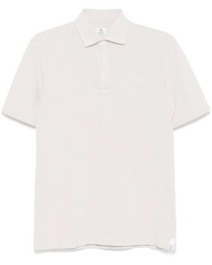 Luigi Borrelli Napoli Logo-Patch Polo Shirt - White