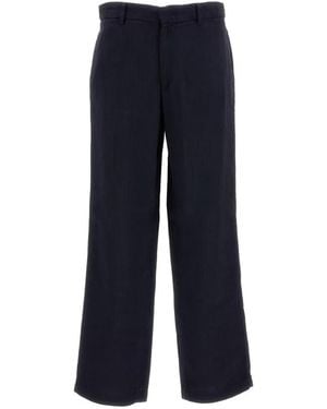 Barena Herringbone Trousers - Blue