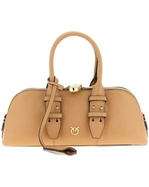 Pinko Small Escape Tote Bag - Natural