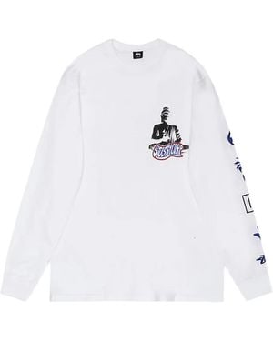 Stussy Buddha Long-Sleeve T-Shirt - White