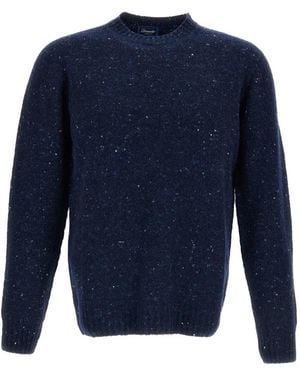 Drumohr Pullover Mit Rundhalsausschnitt - Blau