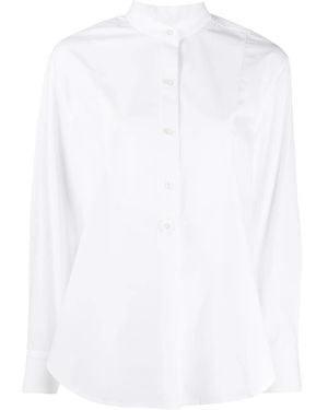 Equipment Round Collar Shirt - White