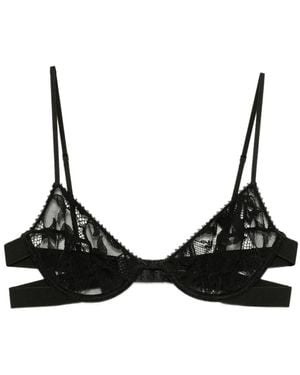 Kiki de Montparnasse Sophie Demi Bra - Black