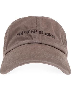 Rethinkit Studios Baseballkappe Mit Logo-Stickerei - Braun