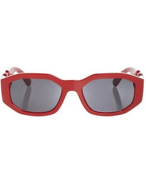 Versace Lunettes De Soleil Géométriques Medusa Biggie - Pink