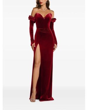 Cristallini Brigitte Maxi Dress - Red