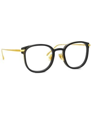 Linda Farrow Brille Mit Eckigem Gestell - Schwarz