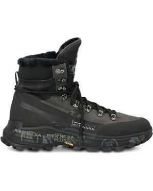Premiata Midtreck Lace-Up Boots - Black