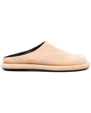 Officine Creative Slip-On Suede Mules - White