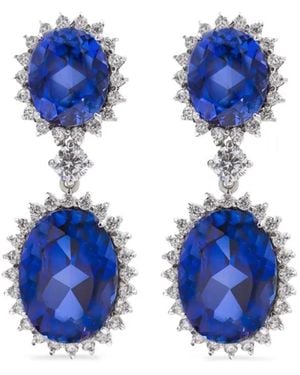 Juwelina Paris Pendientes Prima Donna - Azul