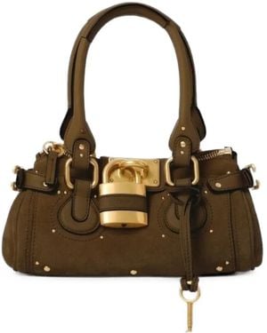 Chloé Small Paddington Shoulder Bag - Brown