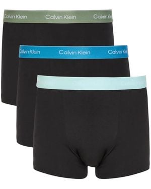 Calvin Klein Logo-Waistband Boxer Briefs - Black