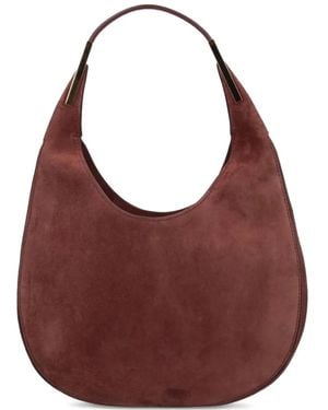 SAVETTE Kleine Florence Hobo Schoudertas - Bruin