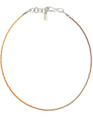 Paul Smith Beaded Necklace - Metallic