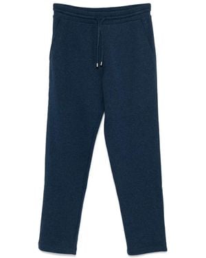 Canali Trainingsbroek Met Gemêleerd-Effect - Blauw