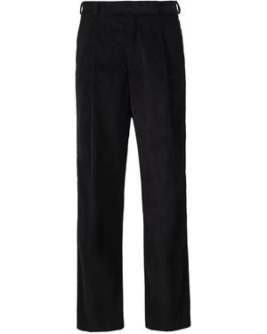 MEDEA Tailored Cotton Trousers - Black