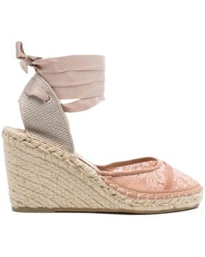 Malone Souliers Espadrilles Selen 90Mm - Rosa