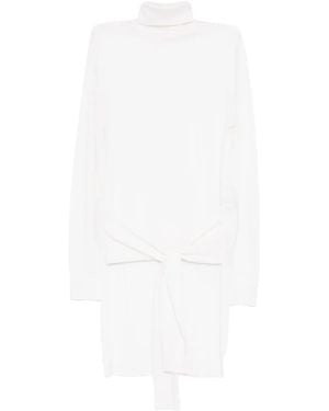 TOTEME Double-Sleeves Turtleneck Top - White