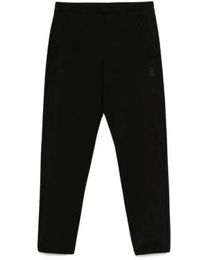 C.P. Company Logo-Detail Trousers - Black
