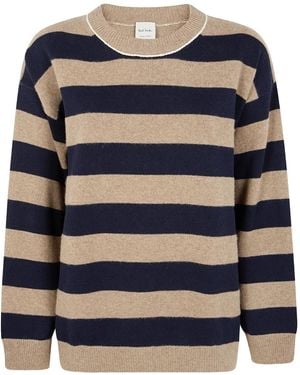 Paul Smith Gestreifter Pullover - Blau